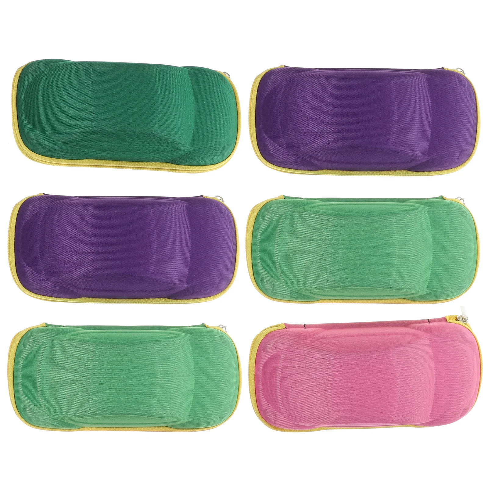 

6Pcs Glasses Storage Box Sturdy Lightweight Case for Kids Uv Protection Sunglasses Compact Design Easy Carry Daily Use