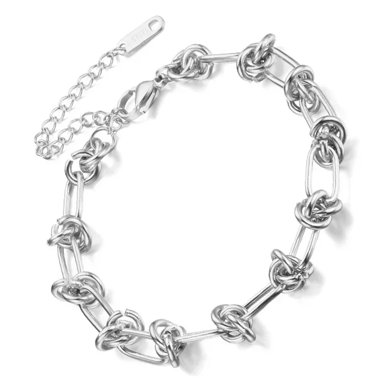 

SPC13 Silver Original Certified Six-Character Mantra Woven Men's Bracelet Retro Personality Domineering Chain