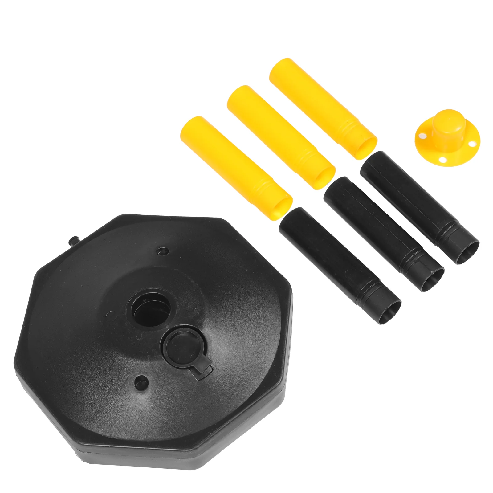 1 PC Water Fillable Red White Reflective Sign Isolation Bollard Warning Pile Barricade Cone Traffic Facility Elastic