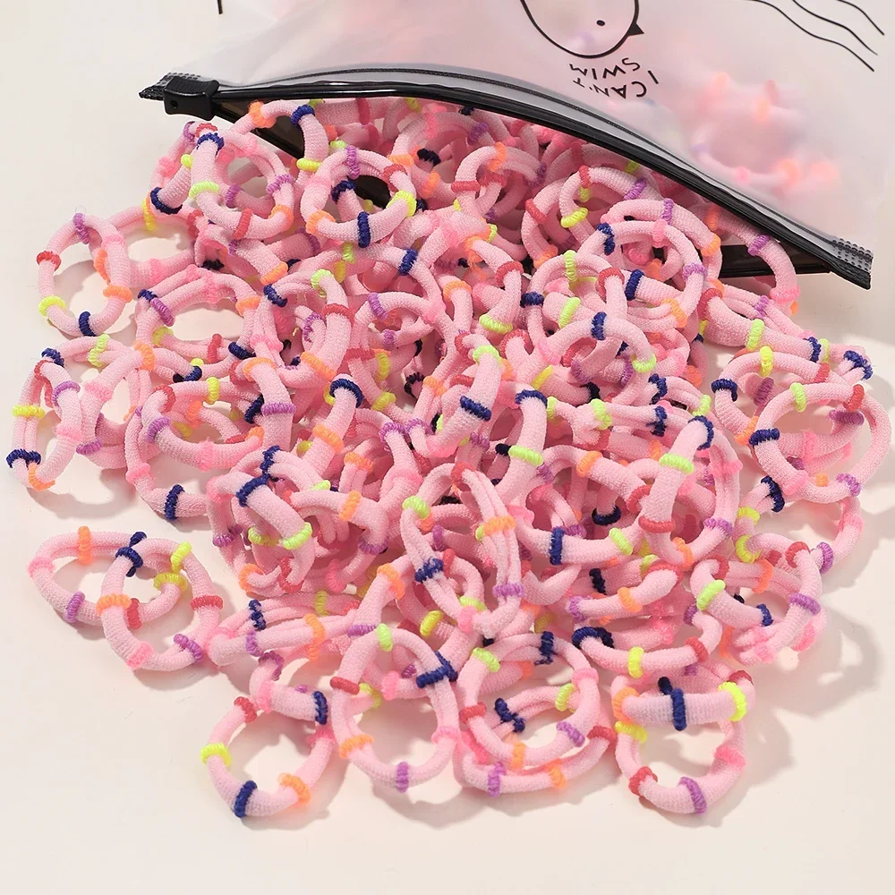 60 teile/los Bunte Elastische Haarband Gummibänder für Kinder Pferdeschwanz Unterstützung Hairties Spleißen Headrope Kinder Haar Zubehör – Detail 22
