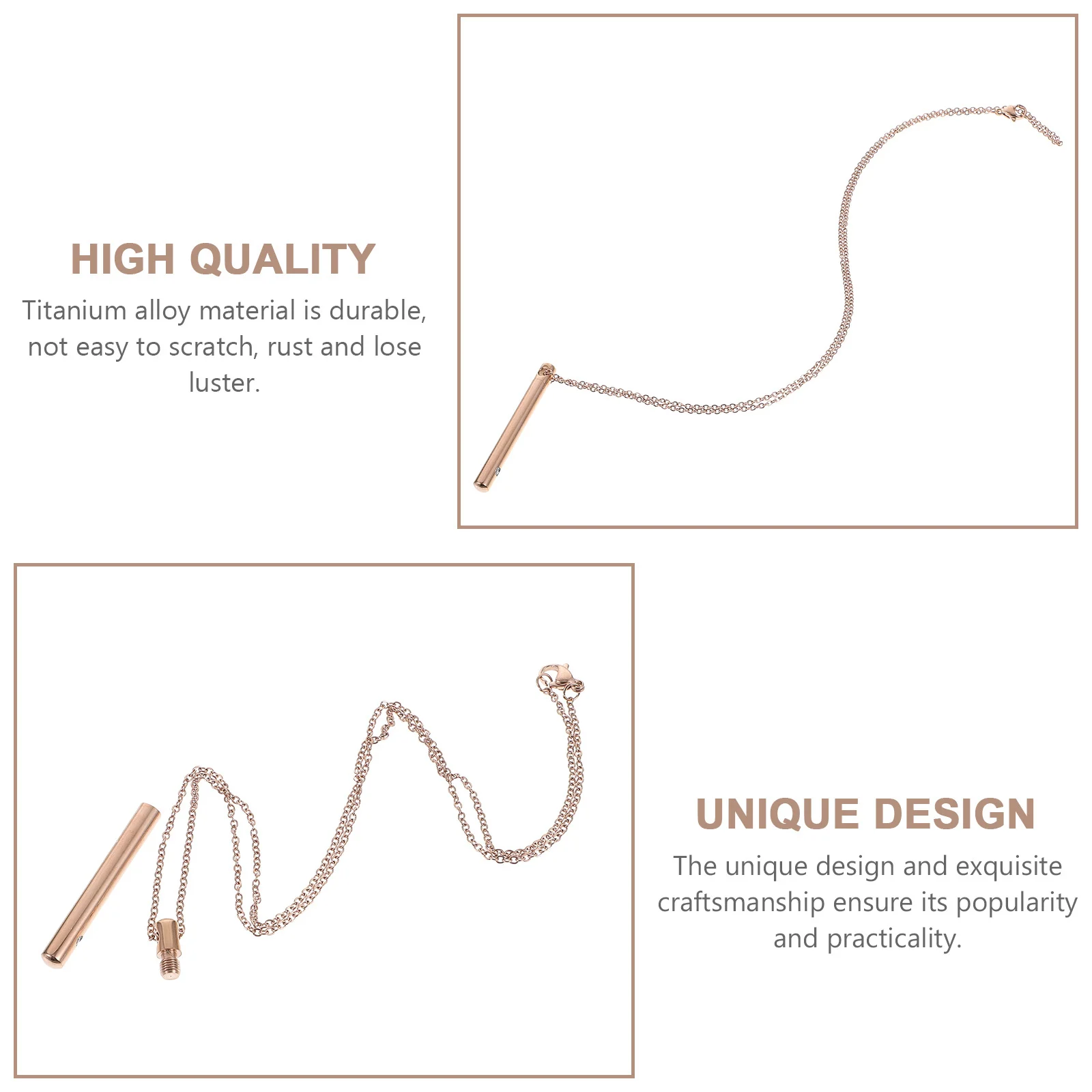 Collana commemorativa con ciondolo in cenere, lega di titanio, contenitore per urna in cenere, ricordo per parenti, cremazione dei capelli, gioielli, regalo souvenir