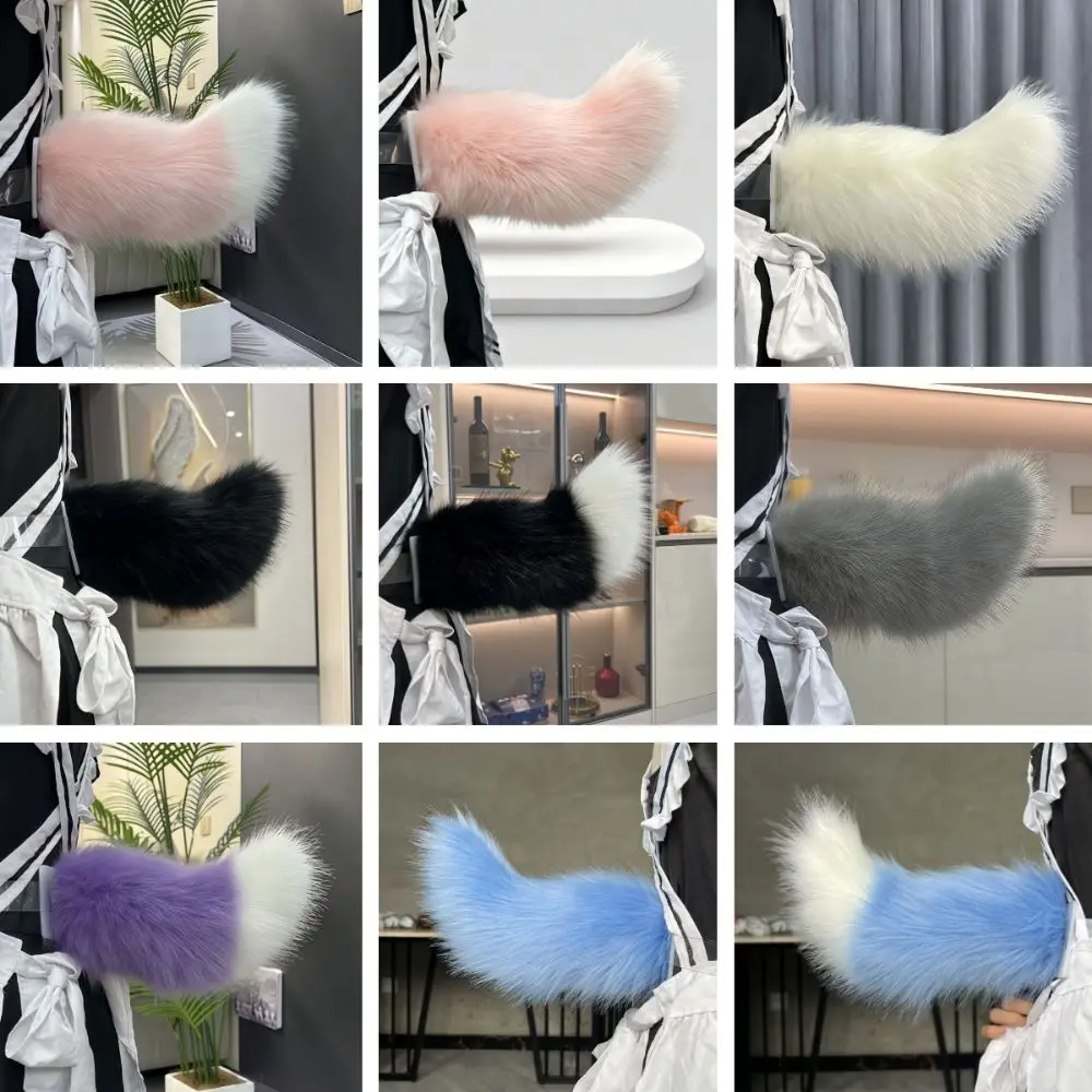 Transparent Belt Electric Furry Tail Realistic Furry Movable Tail Cosplay Tail Interactive Remote Adjustable Cat Tail