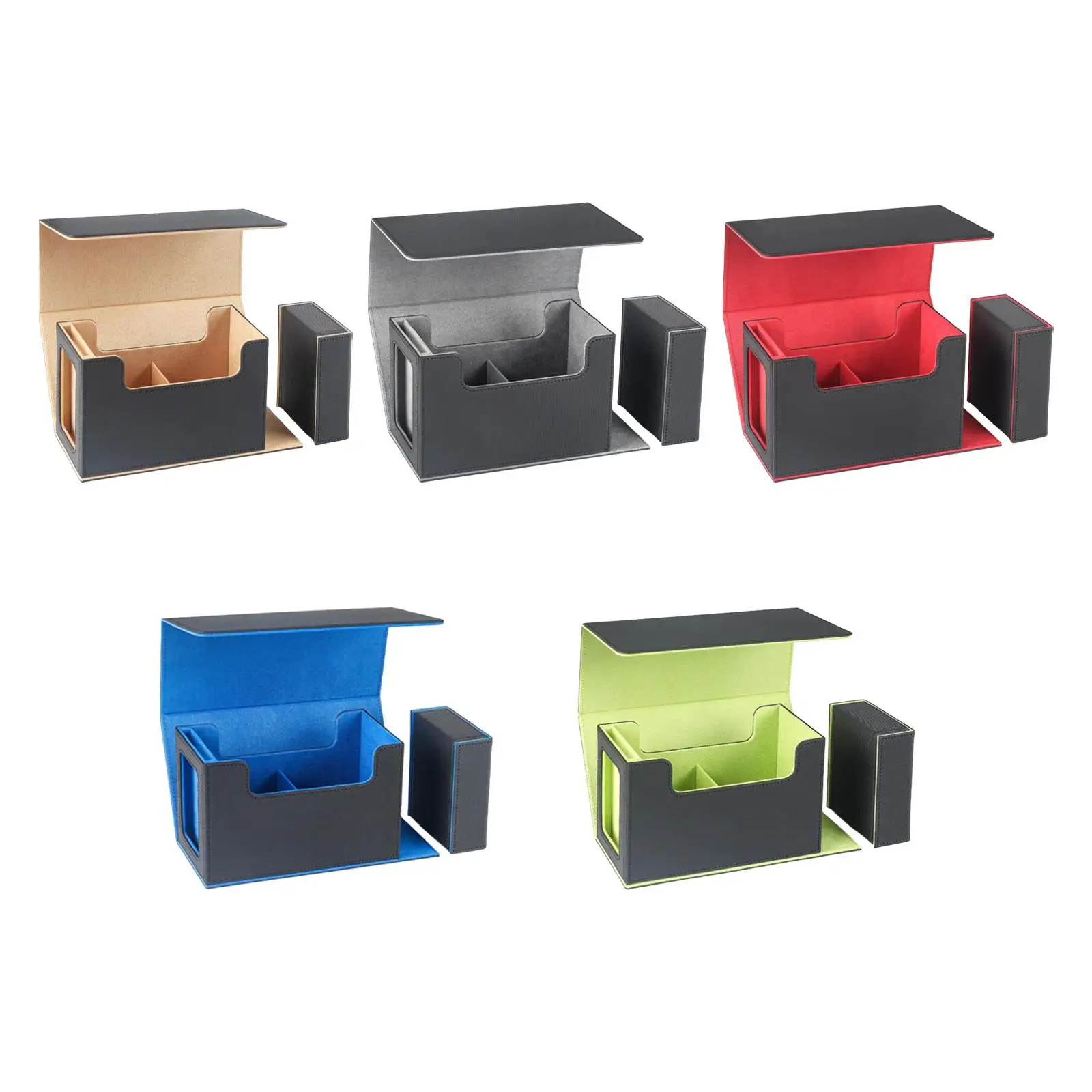 Card Storage Box for Trading Cards Foldable Card Storage Organizer Card