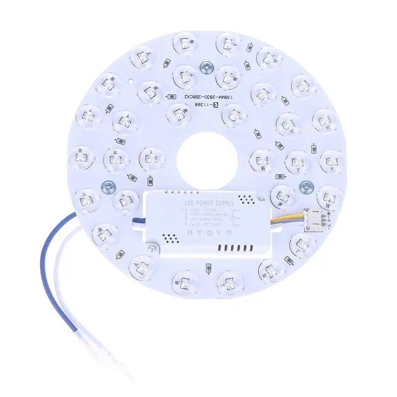 Fan Light Source IRALAN Panel LED Bulb Chip Light Board AC 85-265V Energy-saving Circular Replaceable LED Light SourceHot