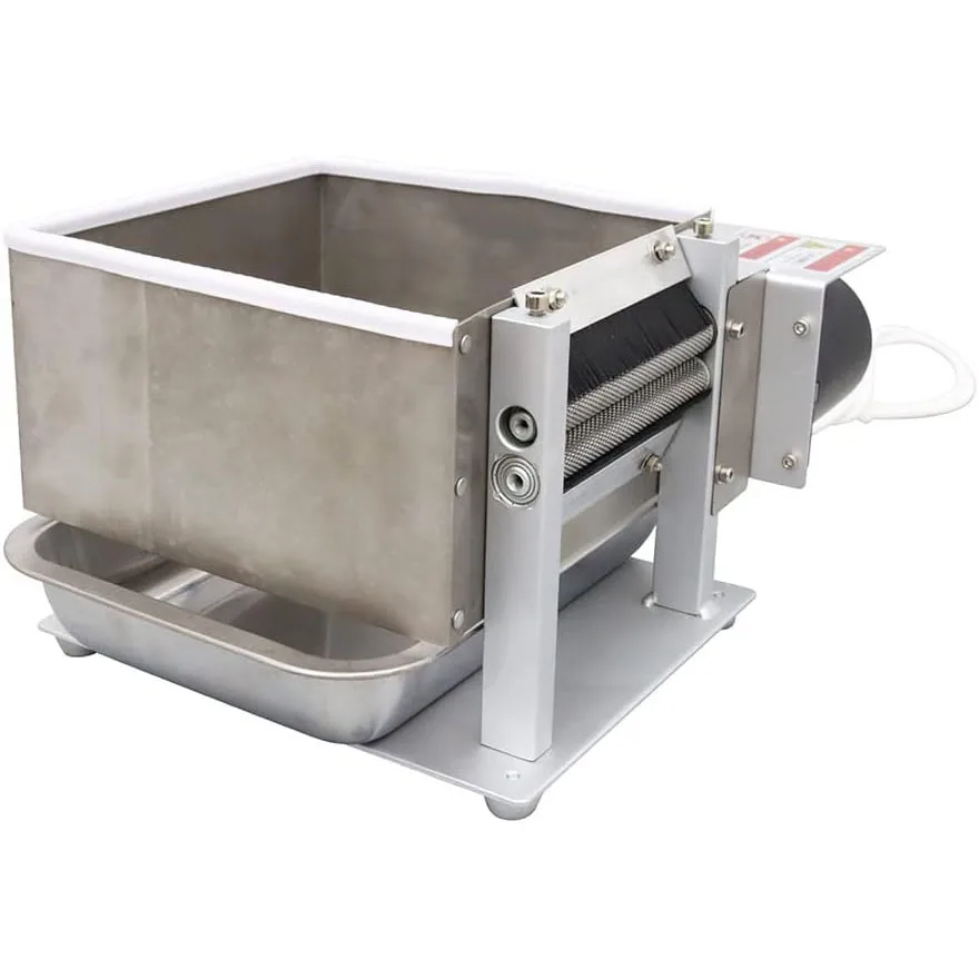 Erbsen-Schälmaschine, kleiner Edelstahl-Schälmaschine für grüne Bohnen, kommerzieller Bohnen-Erbsen-Schäler, elektrische Erbsen-Bohnen-Schälmaschine, 220 V