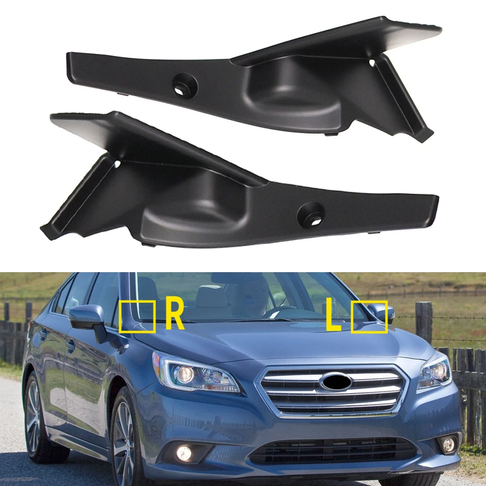 Car Front Windshield Wiper Guide Plate Extension Trim Cowl Cover Side Rain Drain Panel For Subaru Legacy Outback 2015-2019