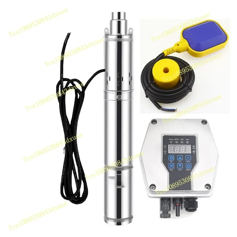350W 500W 800W 1200W 1300W Solar Deep Well Pump for Well Water Conveyance with Controller and Floating Ball Set Solar Water Pump
