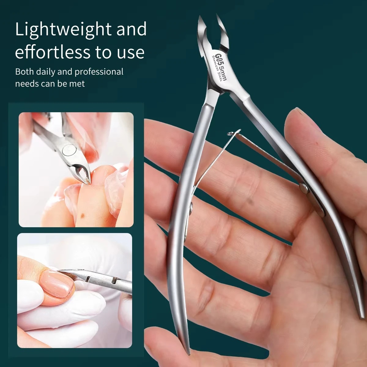 Professional Cuticle Trimmer Set, Super Sharp Dead Skin Scissors For Women And Men's Nail And Toenail Labor Saving Manicure Tool