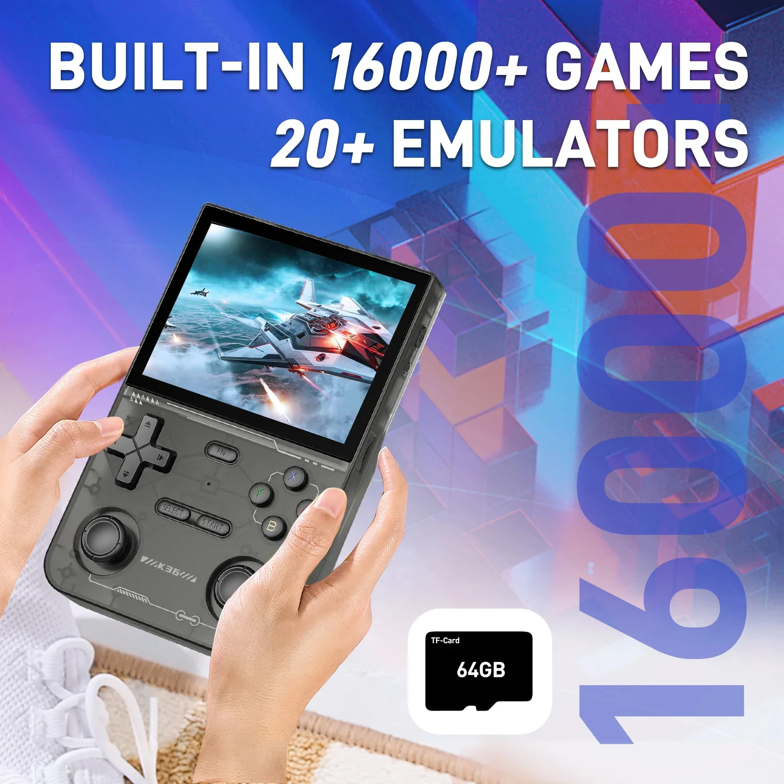 K36 Retro Handheld Videogameco - Gaming Console Youtube recensie en prijs