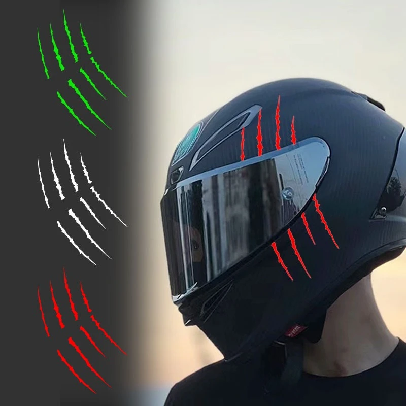 

1PC Creative Monster Claw Scratches Cool Motorcycle Helemt Stickers Waterproof Motorbike Fuel Tank Scooter Body Vinyl Decals
