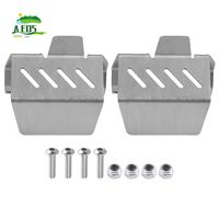 AED5-For Yikong YK4102 YK4103 YK6101 YK4082 YK4083 Metal Front And Rear Axle Armor Chassis Armor RC Car Upgrades Parts Easy To U
