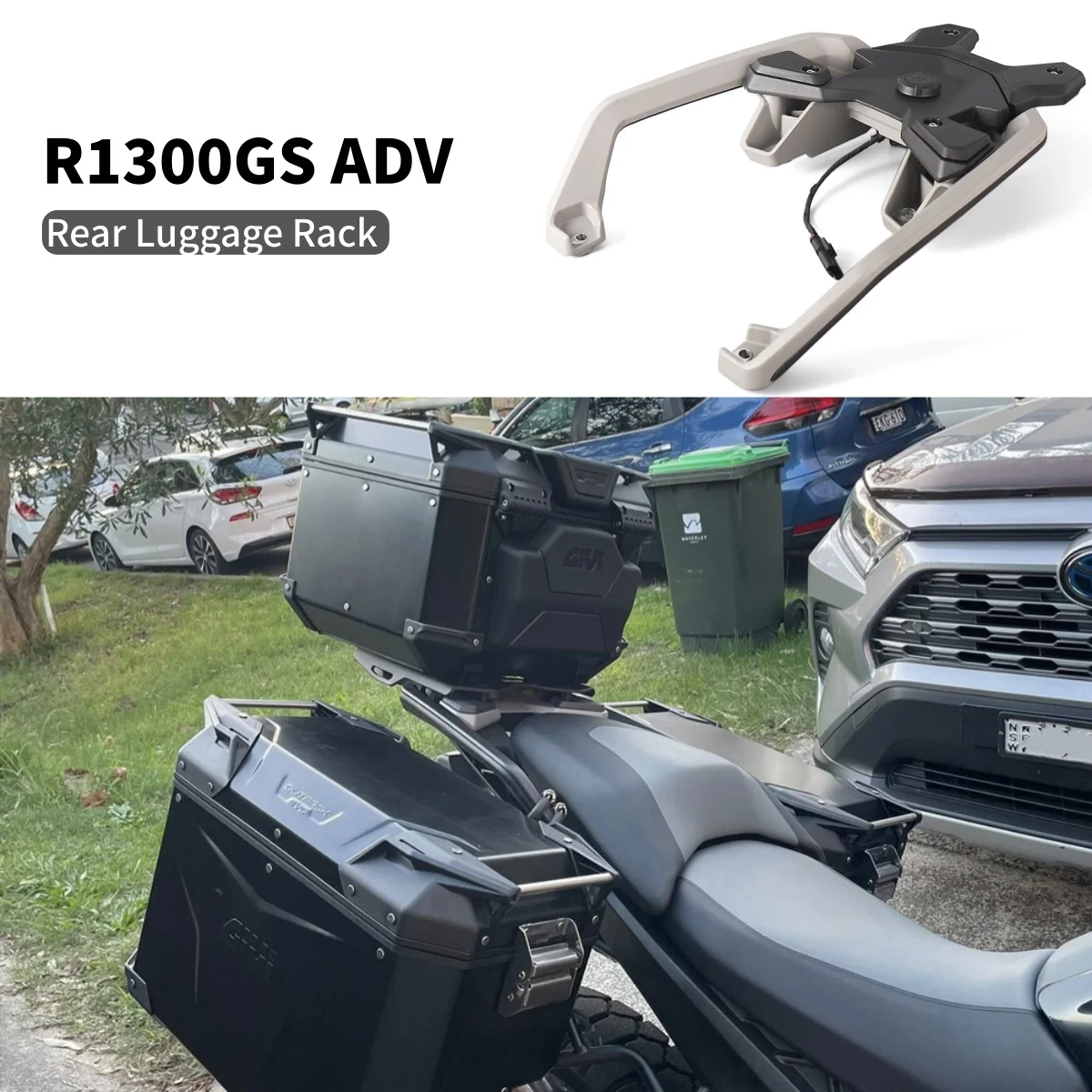 

Задний багажник для мотоцикла R1300GS ADV, кронштейн для крепления кофра, грузовой багажник для BMW R1300GSA R 1300 GS Adventure 2024 2025