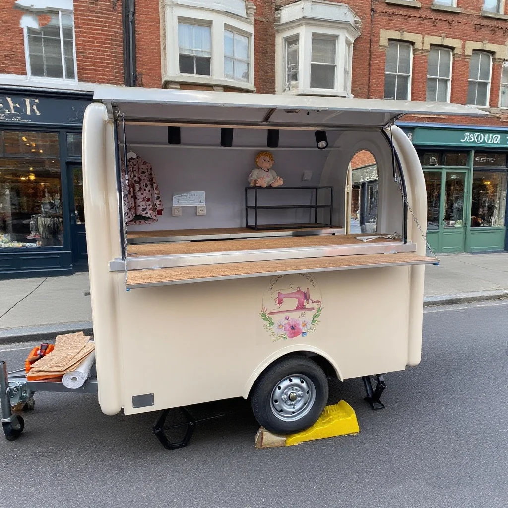 

Retro Custom Size Food Truck BBQ Pizza Trucks Mobile Dining Car Hot Dog Food Cart Burger Trailer Coffee Van Food Trailer