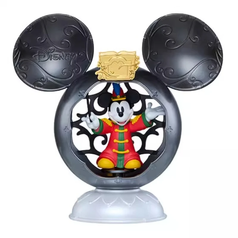 Bandai 3 uds Gashapon personajes de Disney figura de escritorio 2 juguete de Anime para chico figura de acción regalo modelo coleccionable adornos de modelado