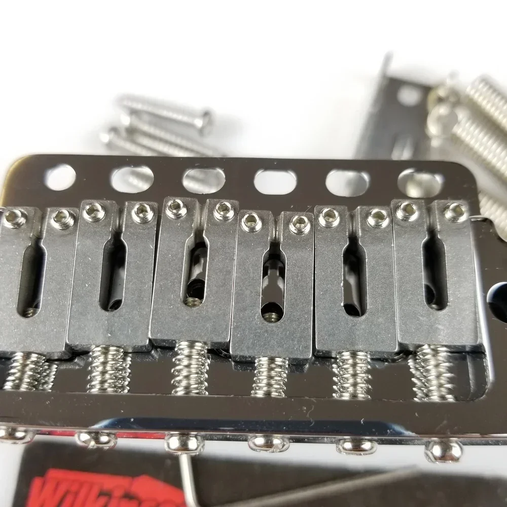 Yue Yun Music Store--Discount Hot Sale--Wilkinson WVP6 Electric Guitar Tremolo System Bridge ST with Stainless Steel Saddles