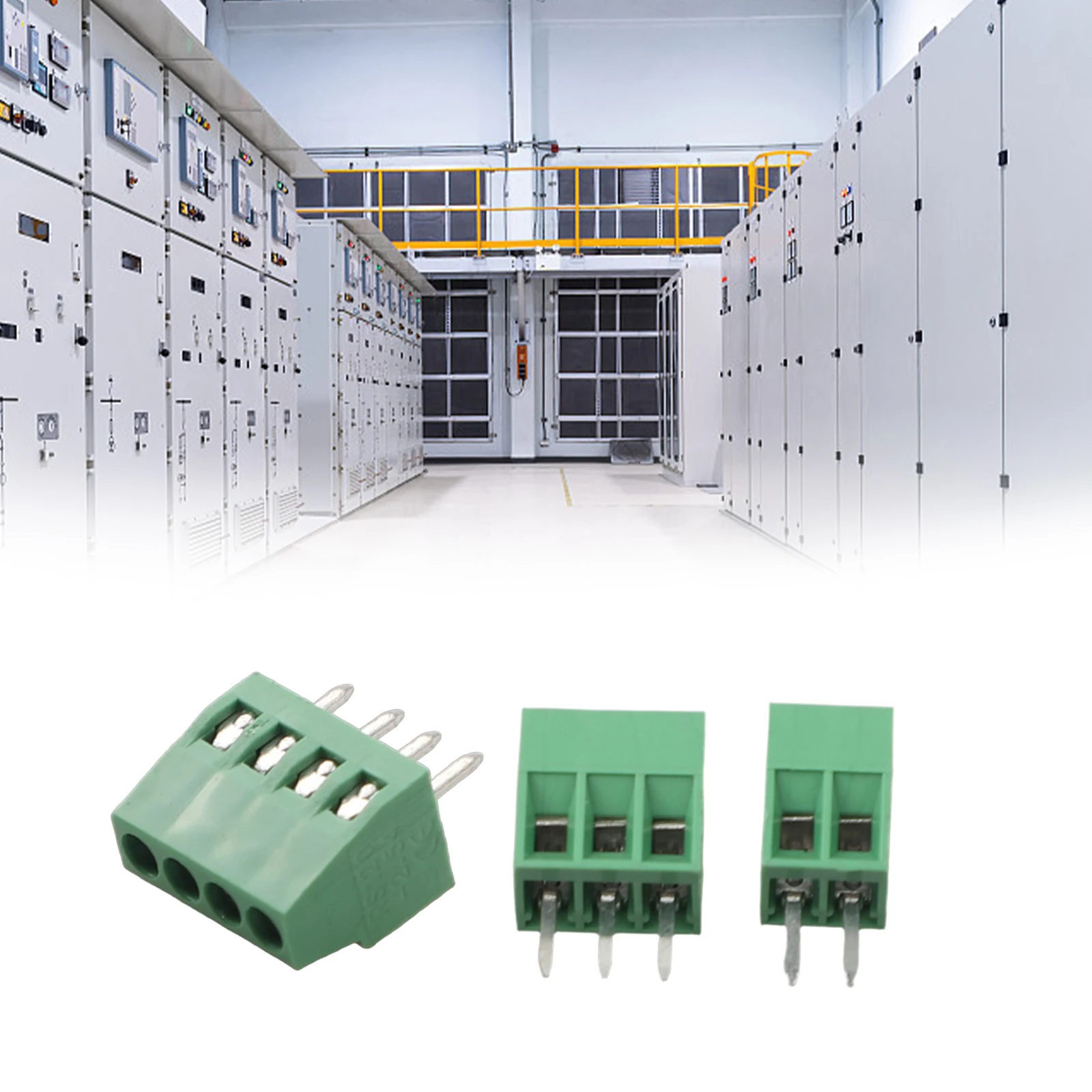 Screw Terminal KF128 Terminal Block Pitch 2.54 Mm Rated Current Nominal Voltage Pin No. Product Type Quantity 50pcs 6A