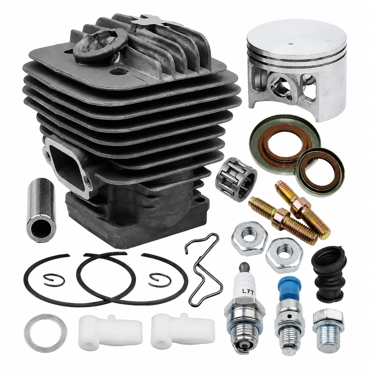 56mm Big Bore Cylinder Piston Kit For Stihl Ms660 066 Magnum Chainsaw Replaces 1122 020 1211 Top End Rebuild Kit with Oil Seals