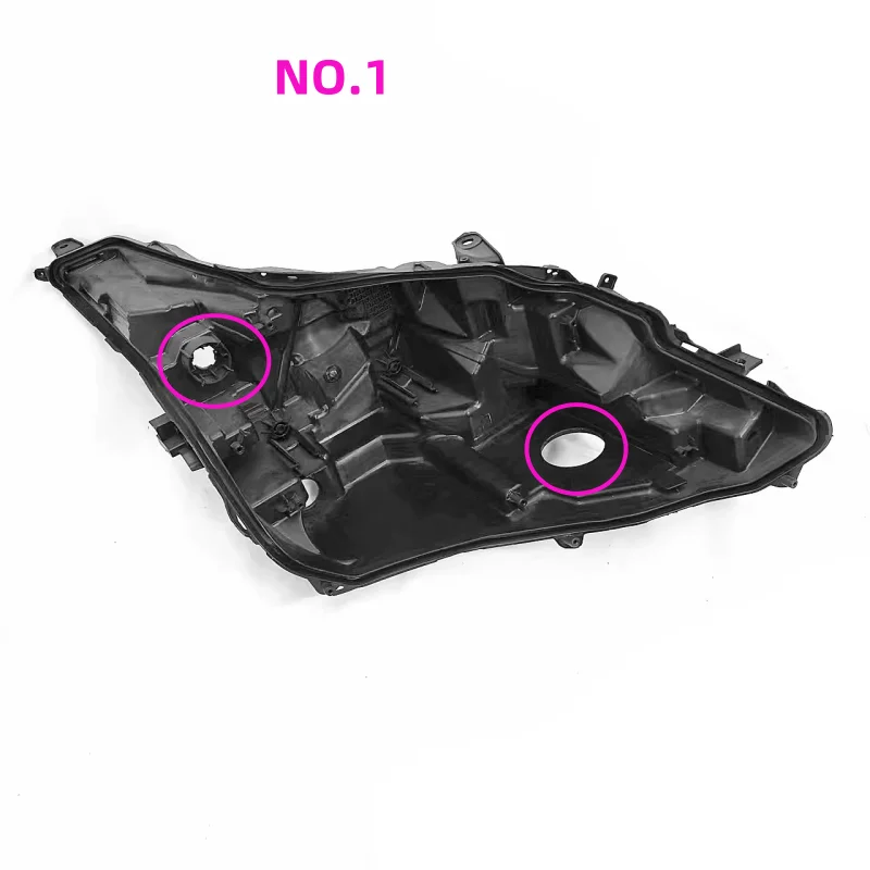 For Lexus RX200T RX300 RX350 2016 2017 2018 2019 Headlamp Base Headlight Rear Shell Replace Headlight House Black rear shell