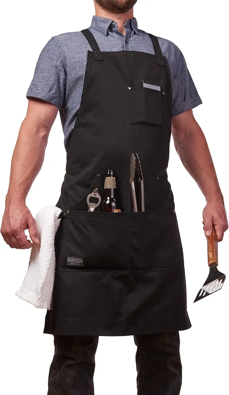 

Premium Chef Apron for Cooking, Grilling, and Kitchen Use