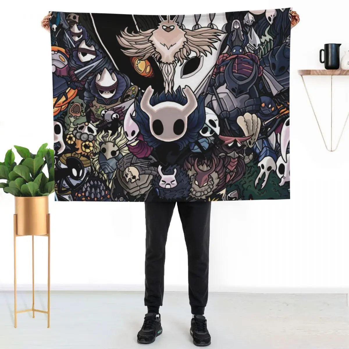 Hollow Knight Throw Blanket Beach Stuffeds Luxury Thicken valentine gift ideas Sleeping Bag Multi-Purpose Blankets