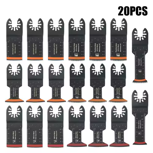 Japanese Tooth Carbide Oscillating Saw Blade Kit 10-39Pcs Arc Edge Oscillating Multitool Blades Precise Cut for Wood PVC Iron - Image 10