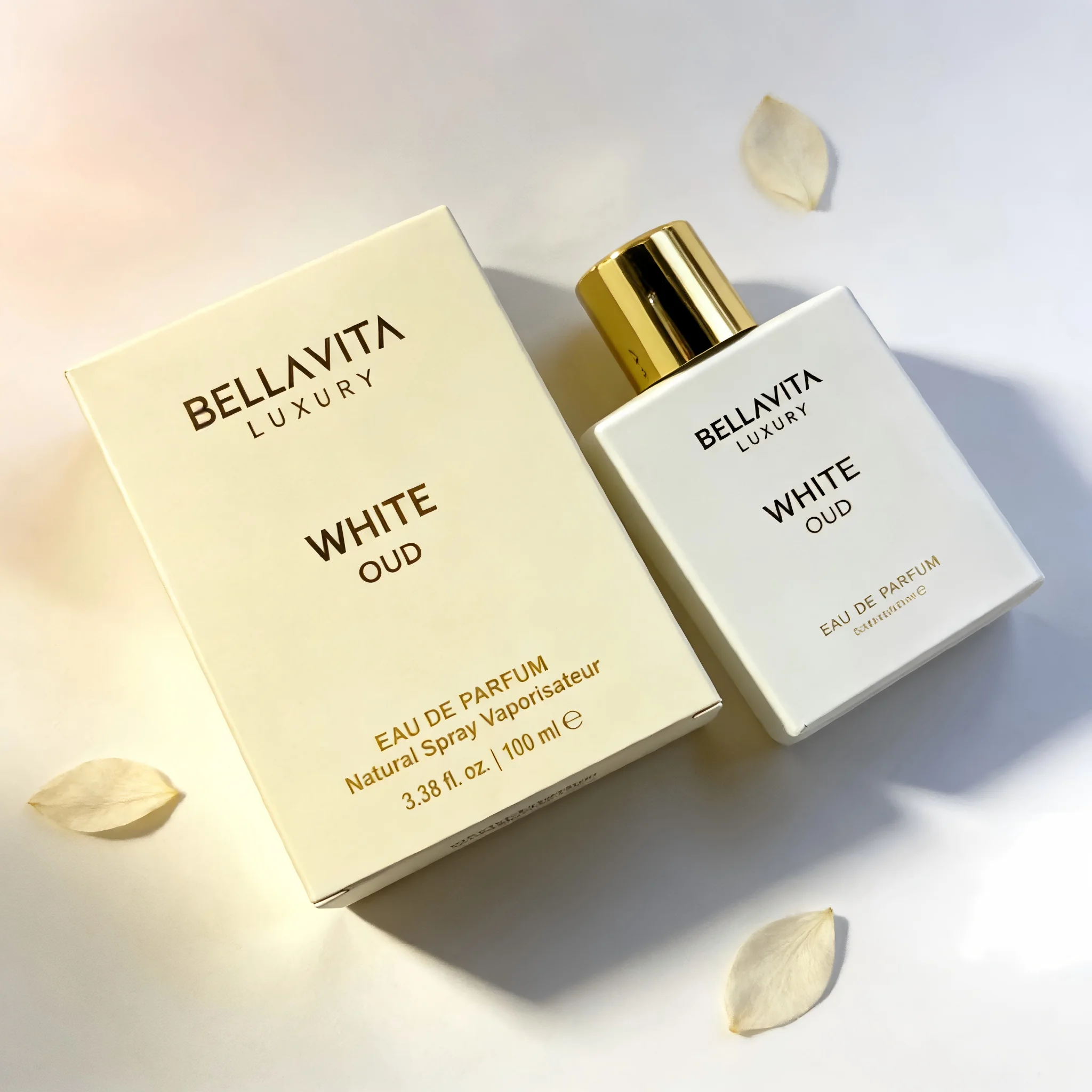 

Bellavita Luxury White Oud Unisex Eau de Parfum - Fresh Floral & Oud Fragrance, Perfect Gift for All