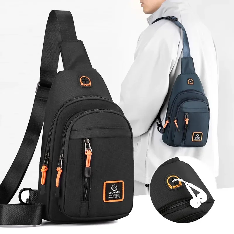 

B Men's leisure outdoor hiking bike shoulder bag,waterproof sports crossbody bag,travel backpack,men's chest bag, shoulder bag 2