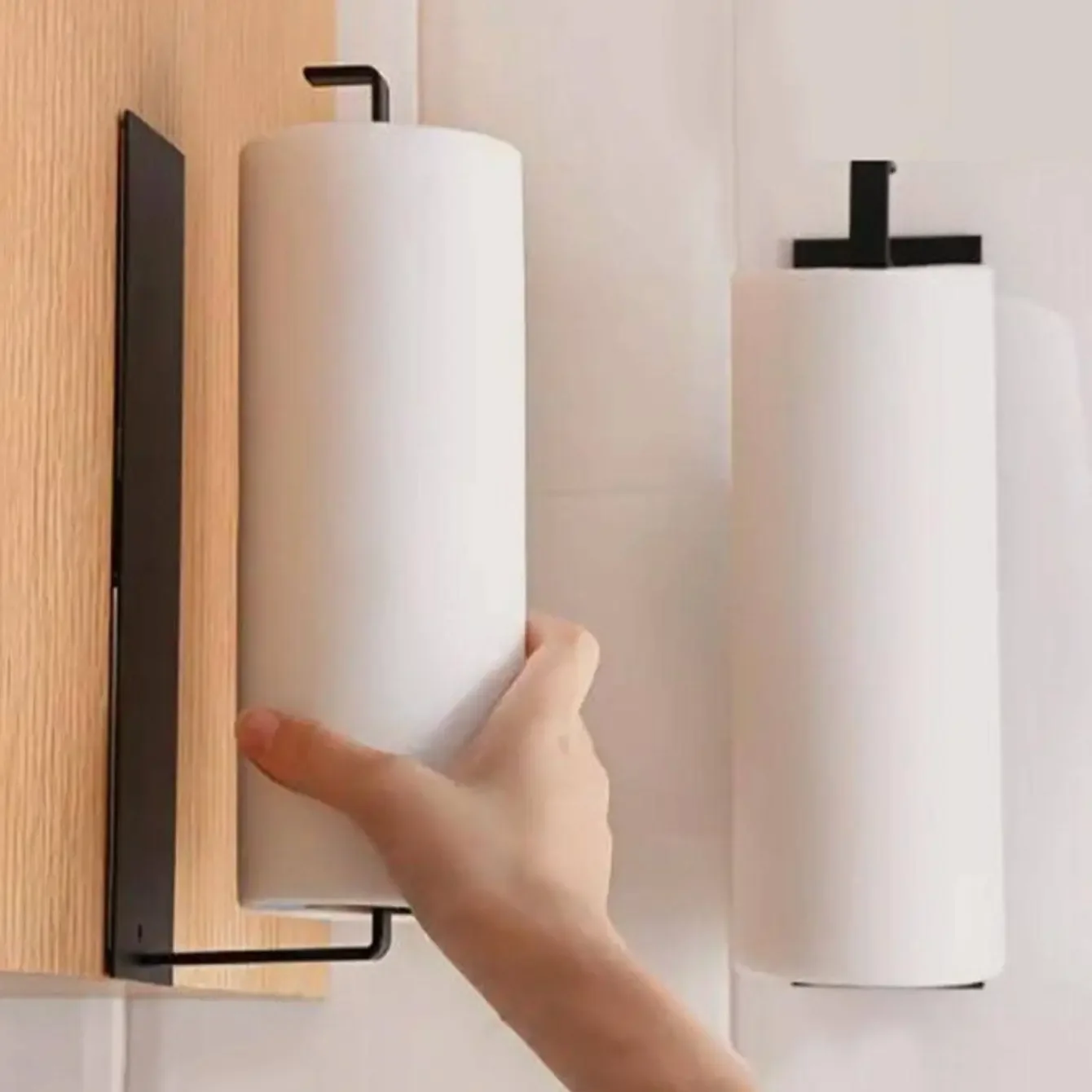 

Держатель для туалетной бумаги, самоклеящийся, настенный, для рулонов, для пищевой пленки, 1 шт.