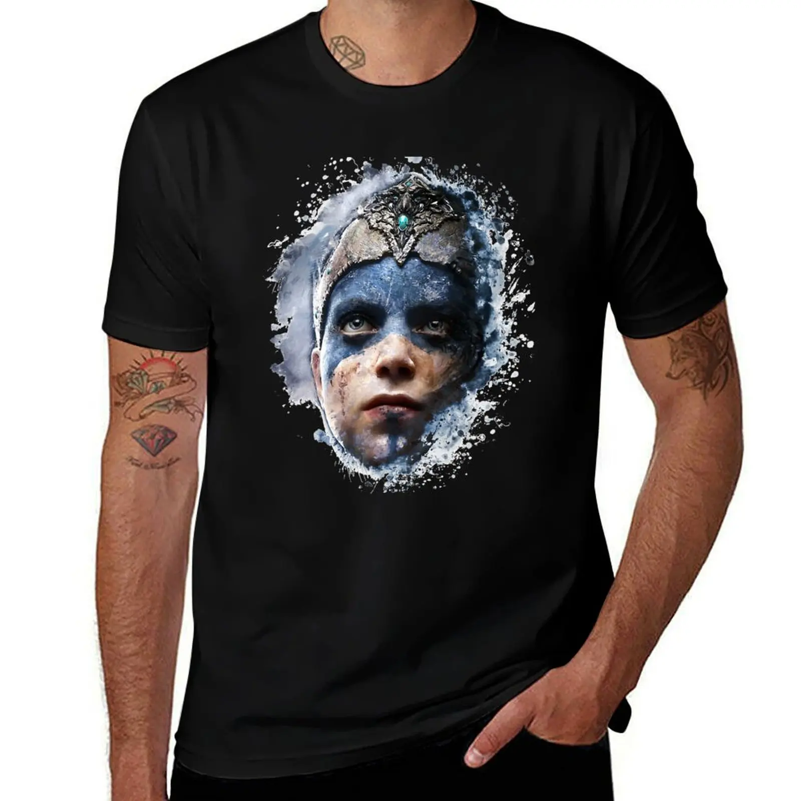 

Футболка Hellblade Senua's Sacrifice, мужская дизайнерская мужская футболка, футболка с рисунком
