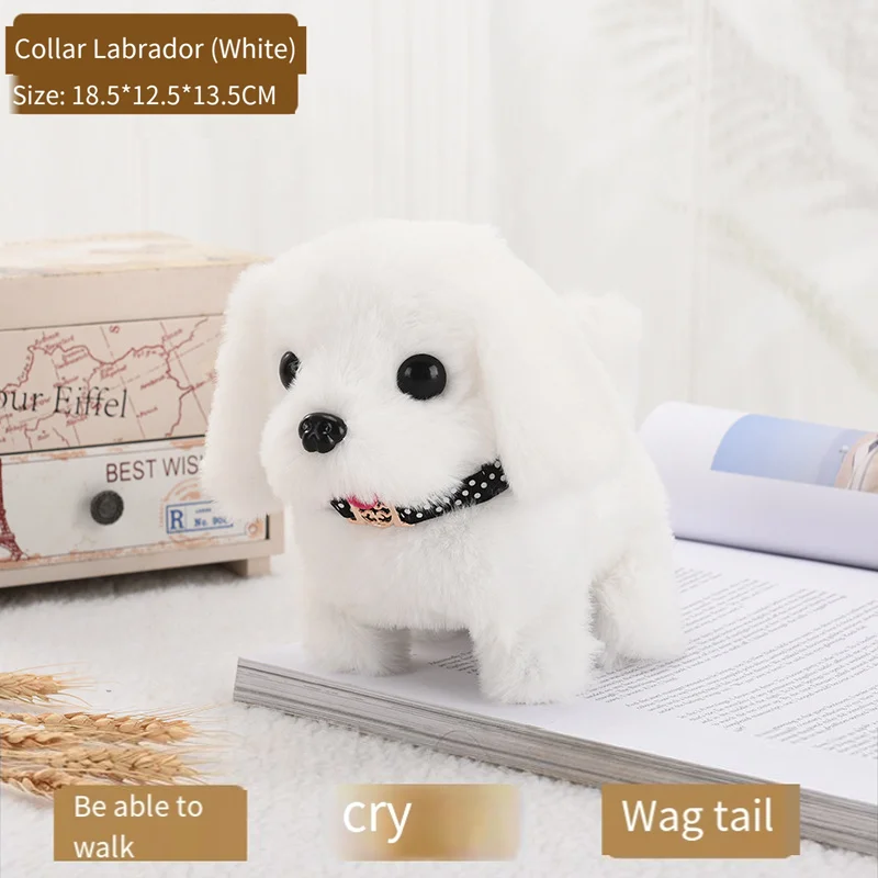 Cute Children's Toy Dogs Can Walk and Call Simulation Electric Plush Puppies Cute Boys and Girls Gifts