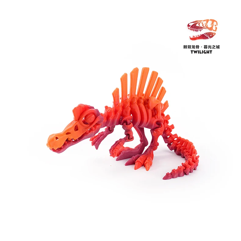 3D-Gedrucktes Rückengriff-Drachen-Ornament Dinosaurier-Serie Lustiges Ornament Handgefertigtes Skelett-Simulations-Ornament – Detail 13