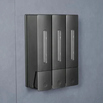 Nuovo dispenser di sapone manuale da 400 ml per appendere a parete, punzonatura gratuita, sapone per le mani, shampoo, dispenser di sapone per hotel