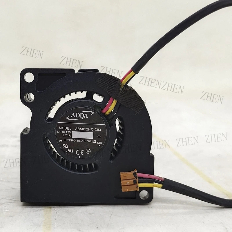 S New for ADDA AB5012HX-C03 12V 0.21A 3-wire projector fan#QW