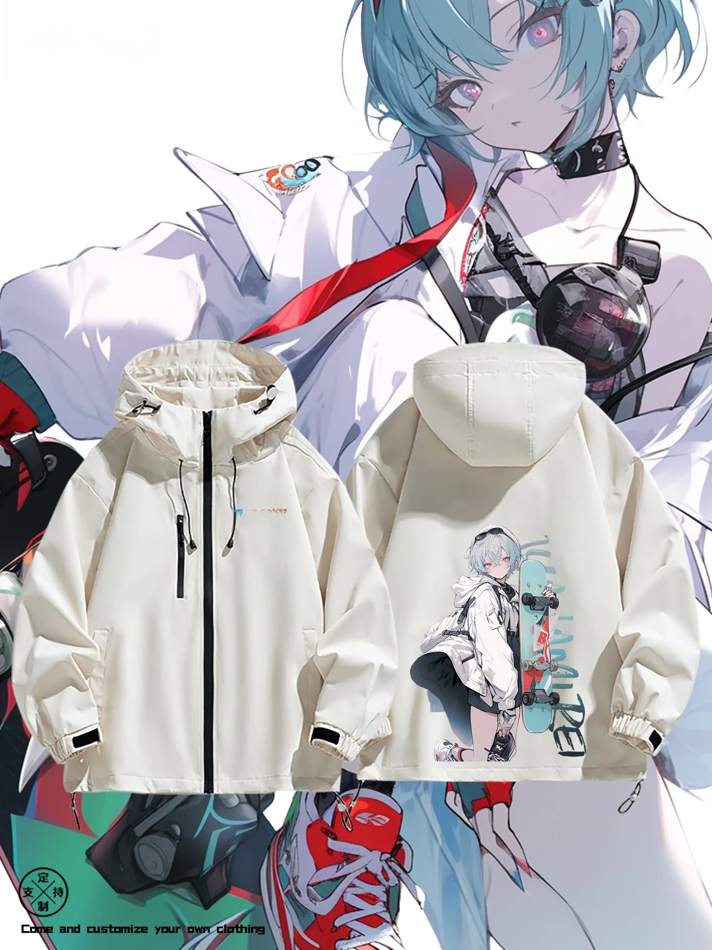 

Повседневная одежда весна осень Va модная верхняя одежда Jaet из полиэфирного волокна длинное све с капюшоном дизайнерское модное пальто