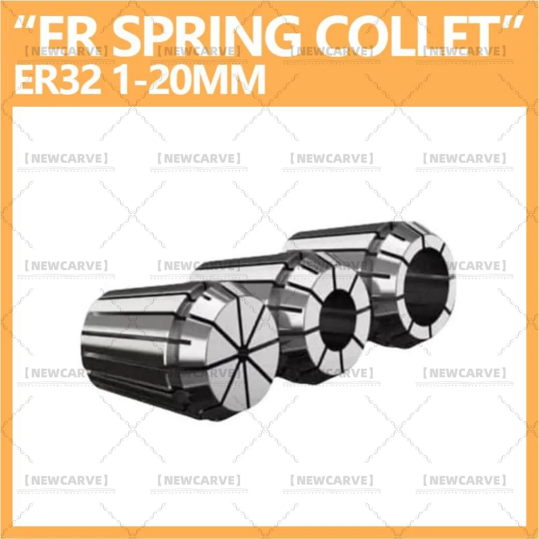 ER32 Spring Collet Set From 3mm To 20mm 0.01MM ER Collet Chuck Precision for CNC Spindle Motor NEWCARVE