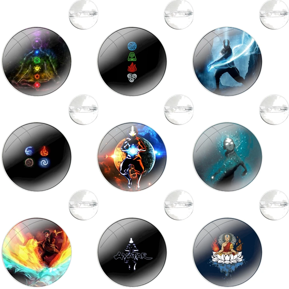 Avatar the Last Airbender Pins Badge Metal Brooches For Clothes Backpack Decoration gift