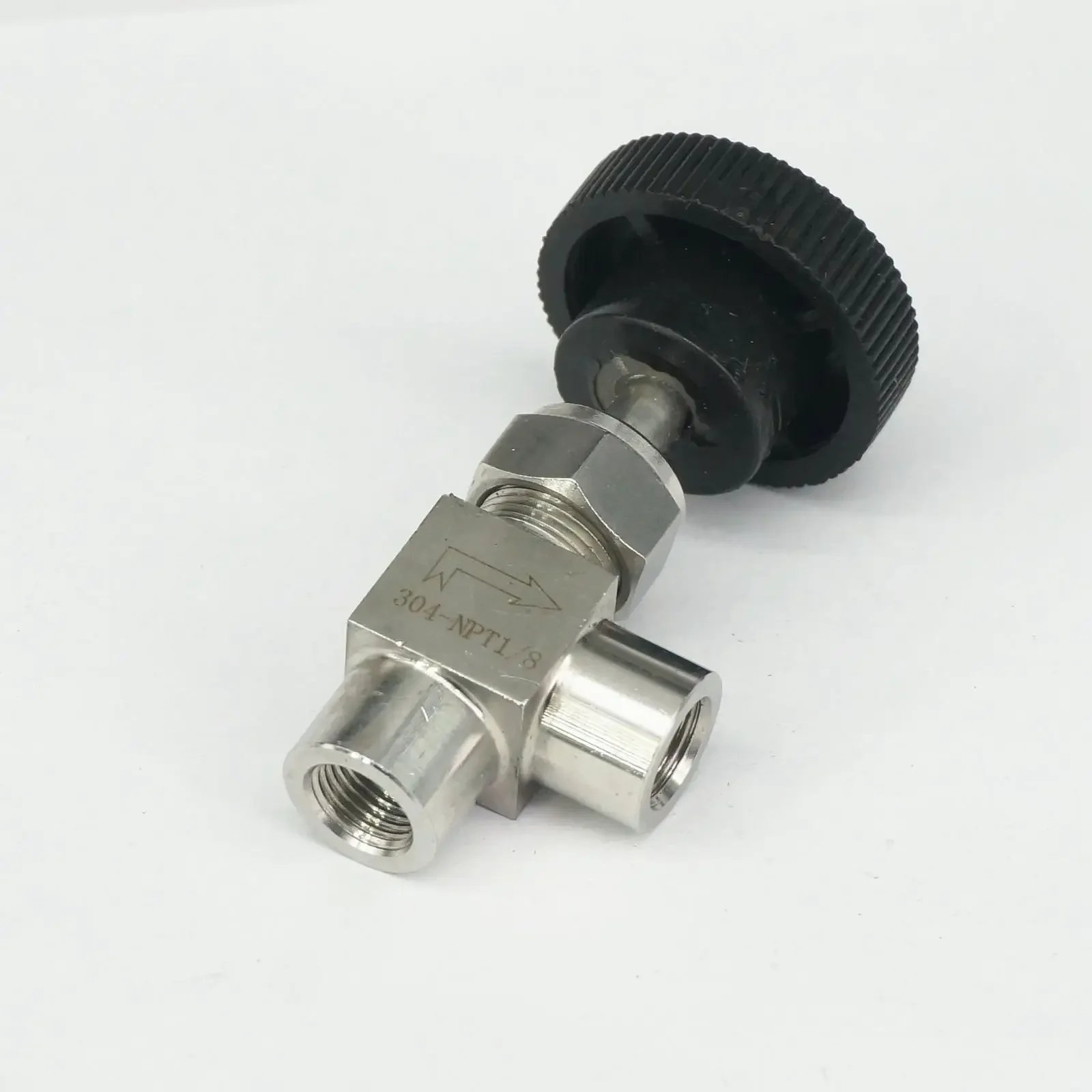 1/8 "Npt Elleboog Naald Valve 304 Rvs Flow Control