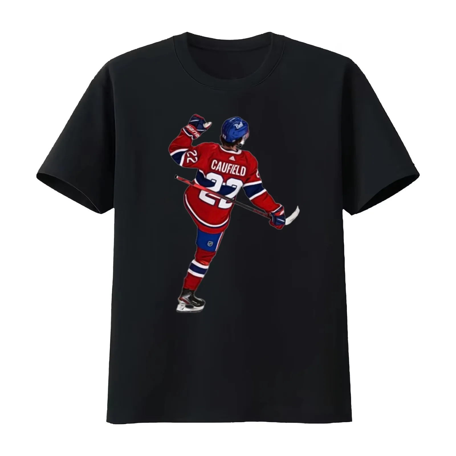 Cole Caufield T-Shirt Summer Casual Cotton Tee Oversized Streetwear Tops Vintage Graphic Print Loose Fit Short Sleeve