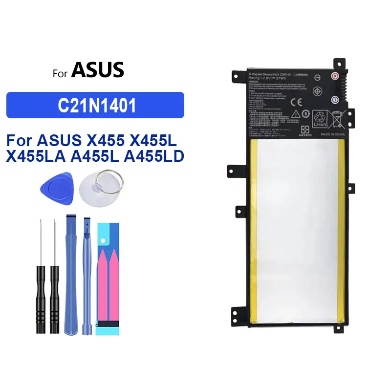 بطارية C21N1401 ل ASUS X455 X455L X455LA A455L A455LD A455LN F455L X454W X455LD X455DG X455LF X455LJ