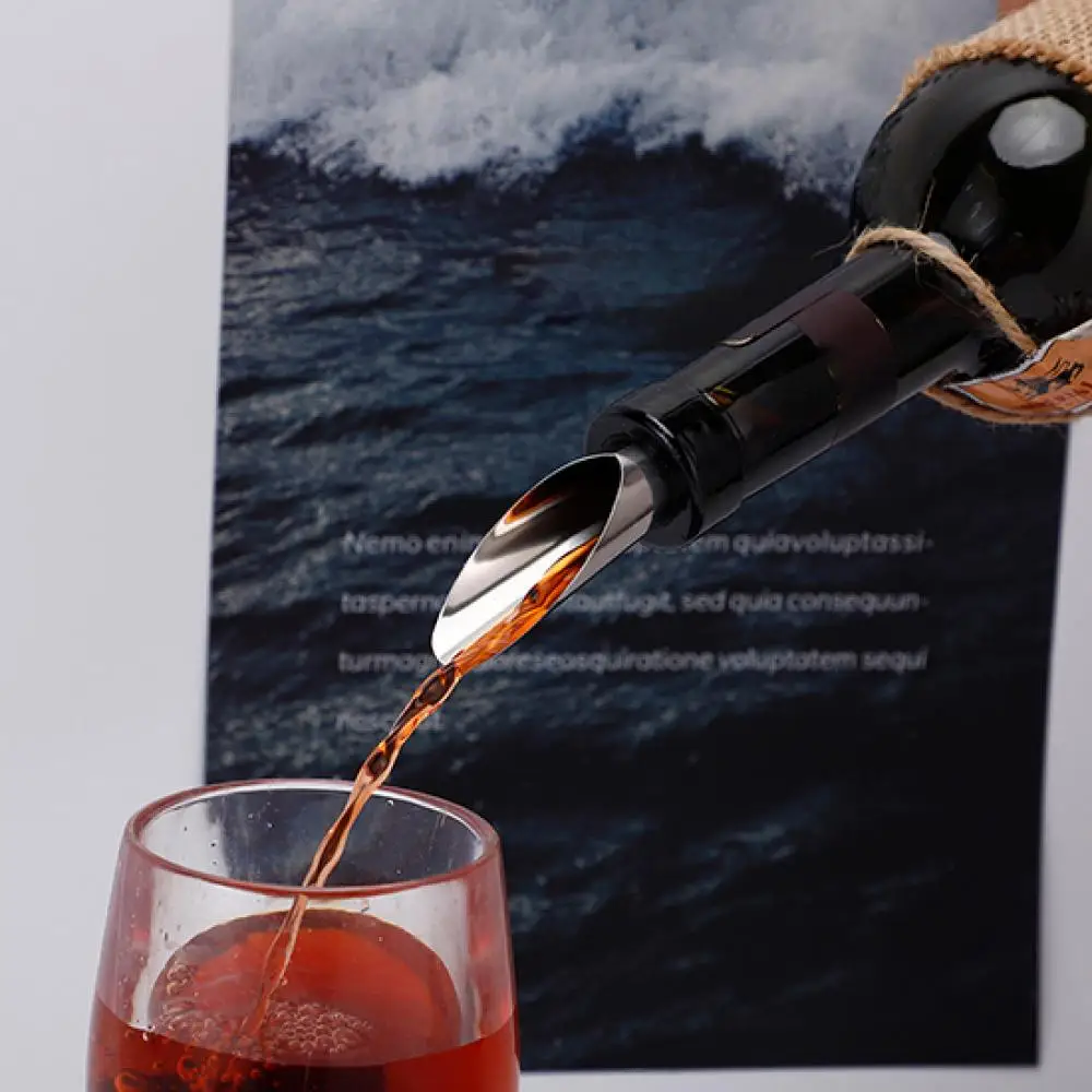 Stainless Steel Classic Bottle Pourers Spout Liquor Pourer Flow Wine Bottle Pour Spout Stopper Bar Accessories - Image 4