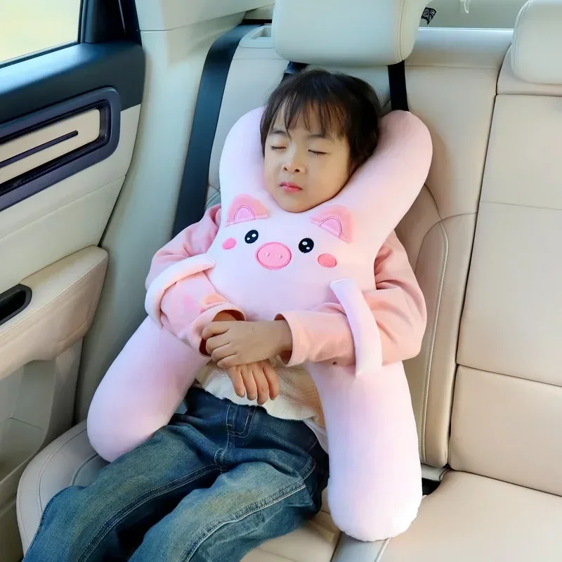 

X Shaped Car Pillow for Kids Neck Head Support Cushion Set, Child Travel Car Seat Safety Pillow,Y Shape Cars Sleeping Pillow Kid