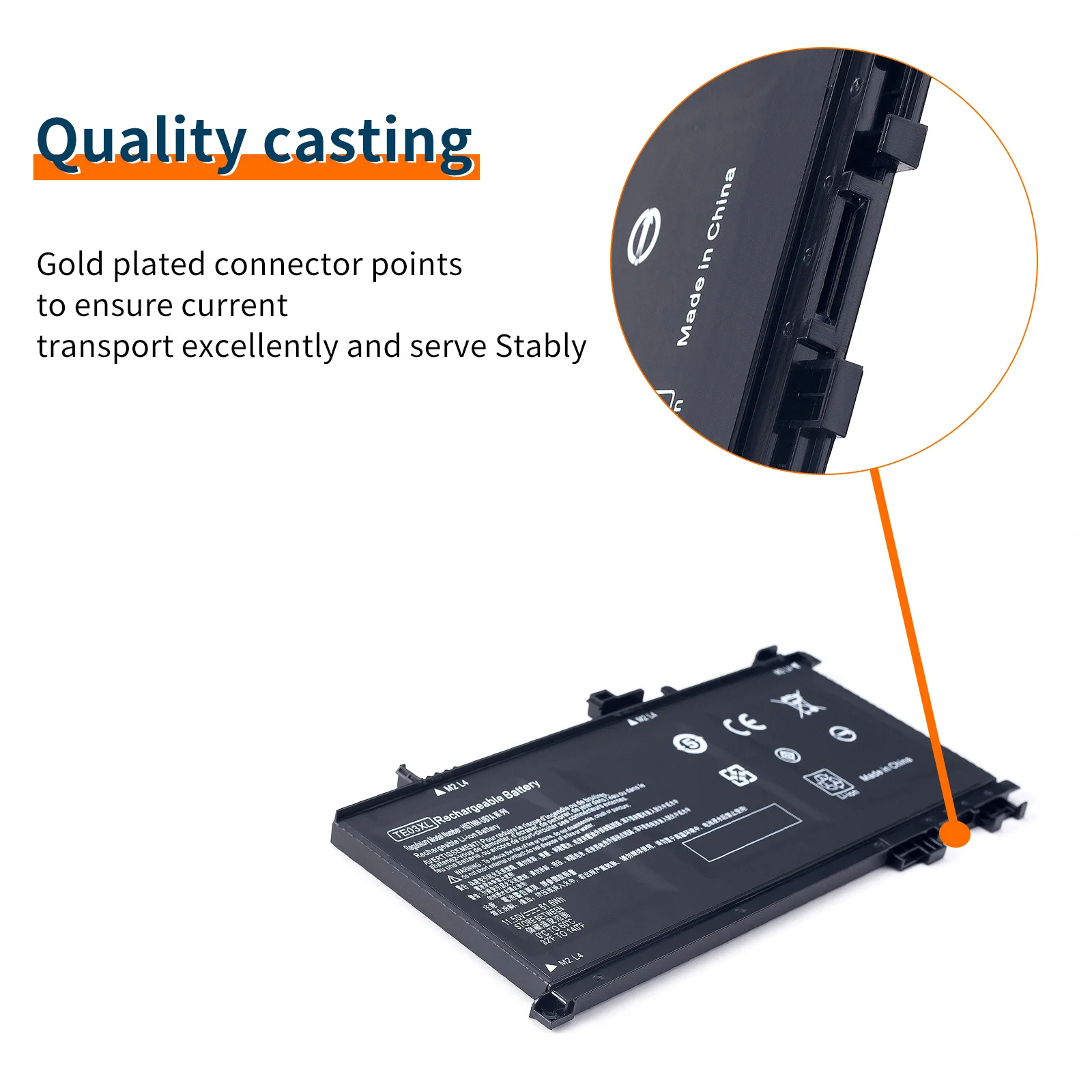 Imagem -03 - Bateria do Portátil para hp Omen 15-bc011tx 15-bc012tx 15-bc013tx 15-ax015tx Ax017tx Tpn-q173 Hstnn-ub7a 849910850 Te03xl