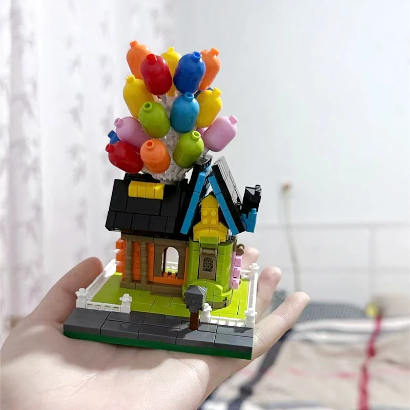 بالون شجرة اللبنات بيت شجرة الغابات الاطفال الهدايا اللعب نموذج الحلي نموذج