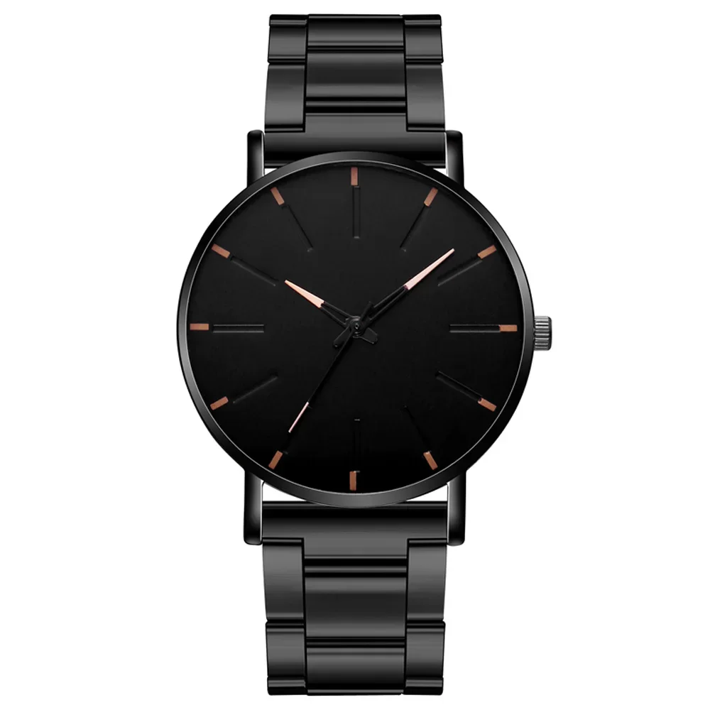 Luxury Men Watches 2024 Elegant Ultra Thin Male Wristwatch Male Business Stainless Steel Mesh Quartz Clock Relogio Masculino Hot image 6