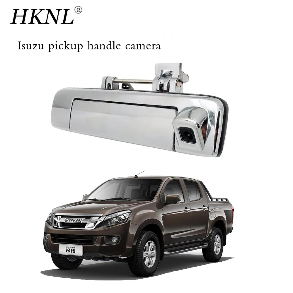 

HKNL CCD Car Reverse Camera For ISUZU D-MAX DMAX 2012-2015 Tailgate Handle Truck 3.Brake Light Hecklappe Bremsleuchte waterproof