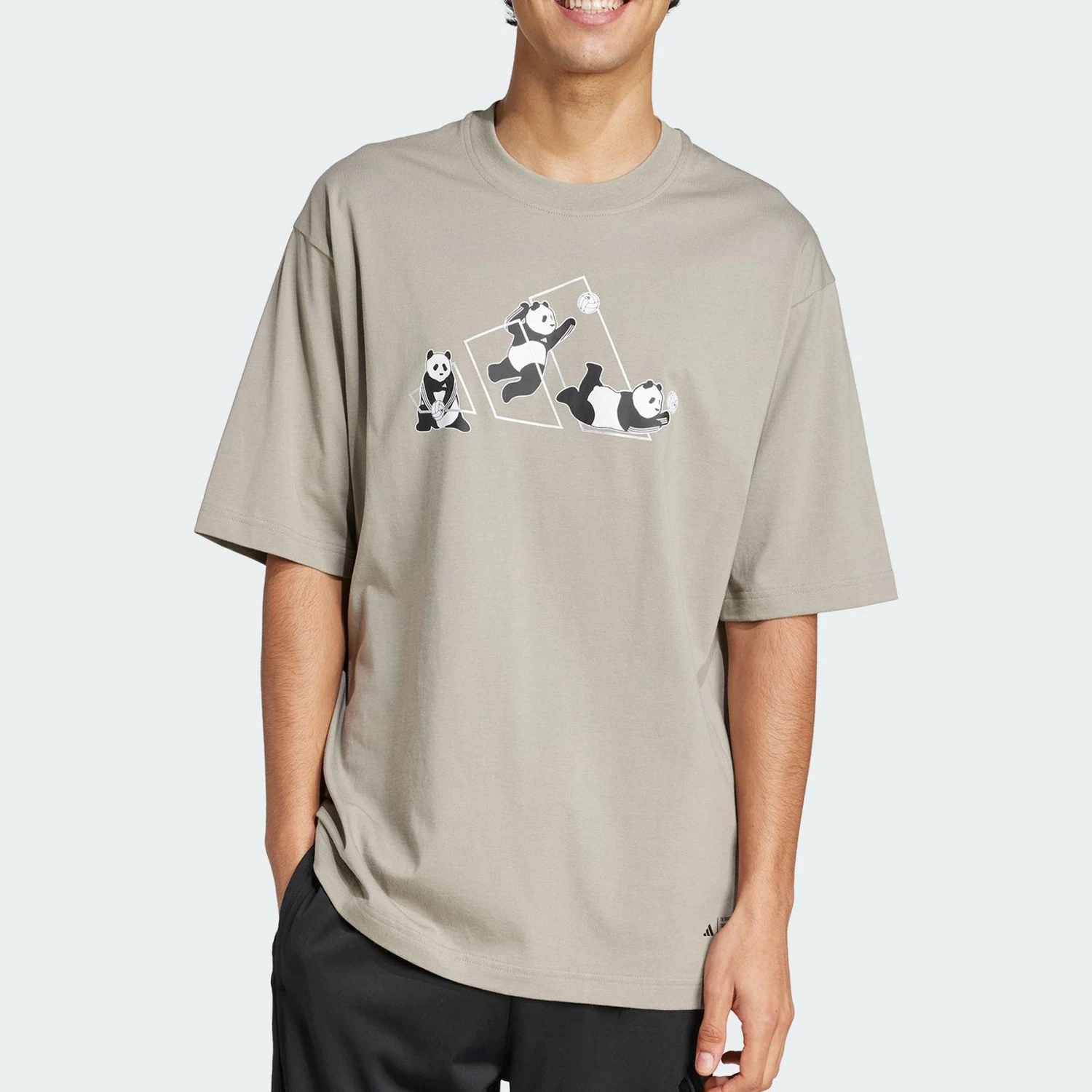 

Adidas genuine 2025 New Unisex Patterned Breathable Round-Neck T-Shirt JZ3278