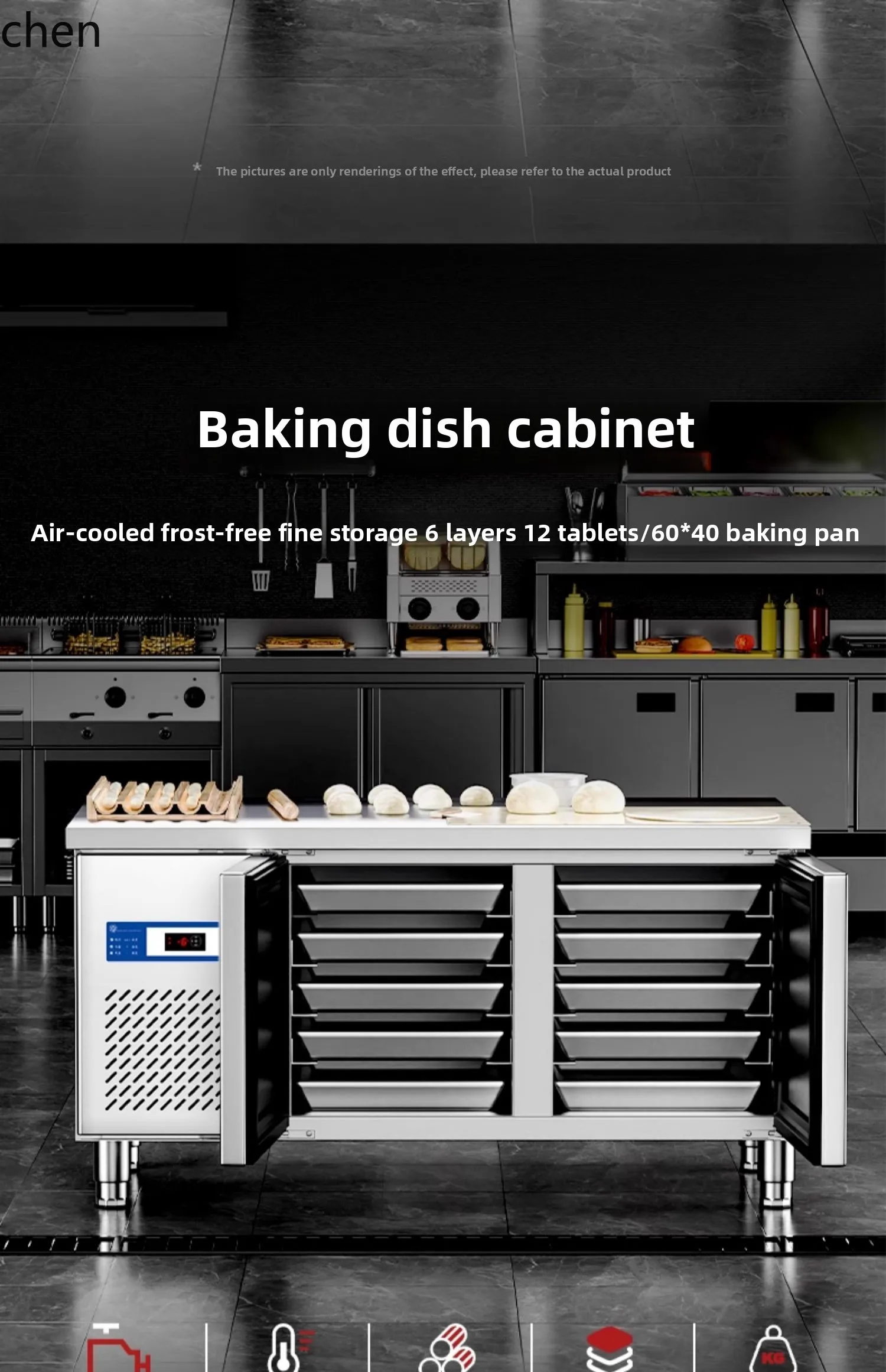 Коммерческий верстак LXC с воздушным охлаждением, противень для выпечки, подключаемая морозильная камера для холодильника, горизонтальная консоль для выпечки, морозильная камера