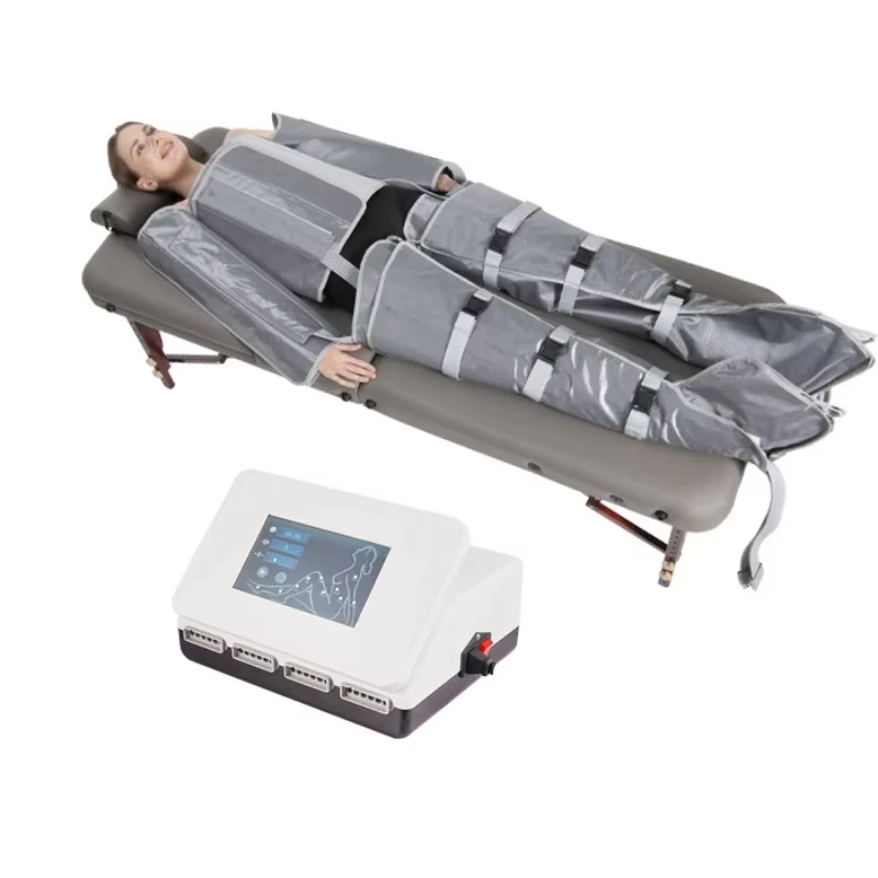 3 in 1 Lymphatic Dranaige Massager EMS Air Pressotherapy Body Slimming Suit for Spa Salon Home Use
