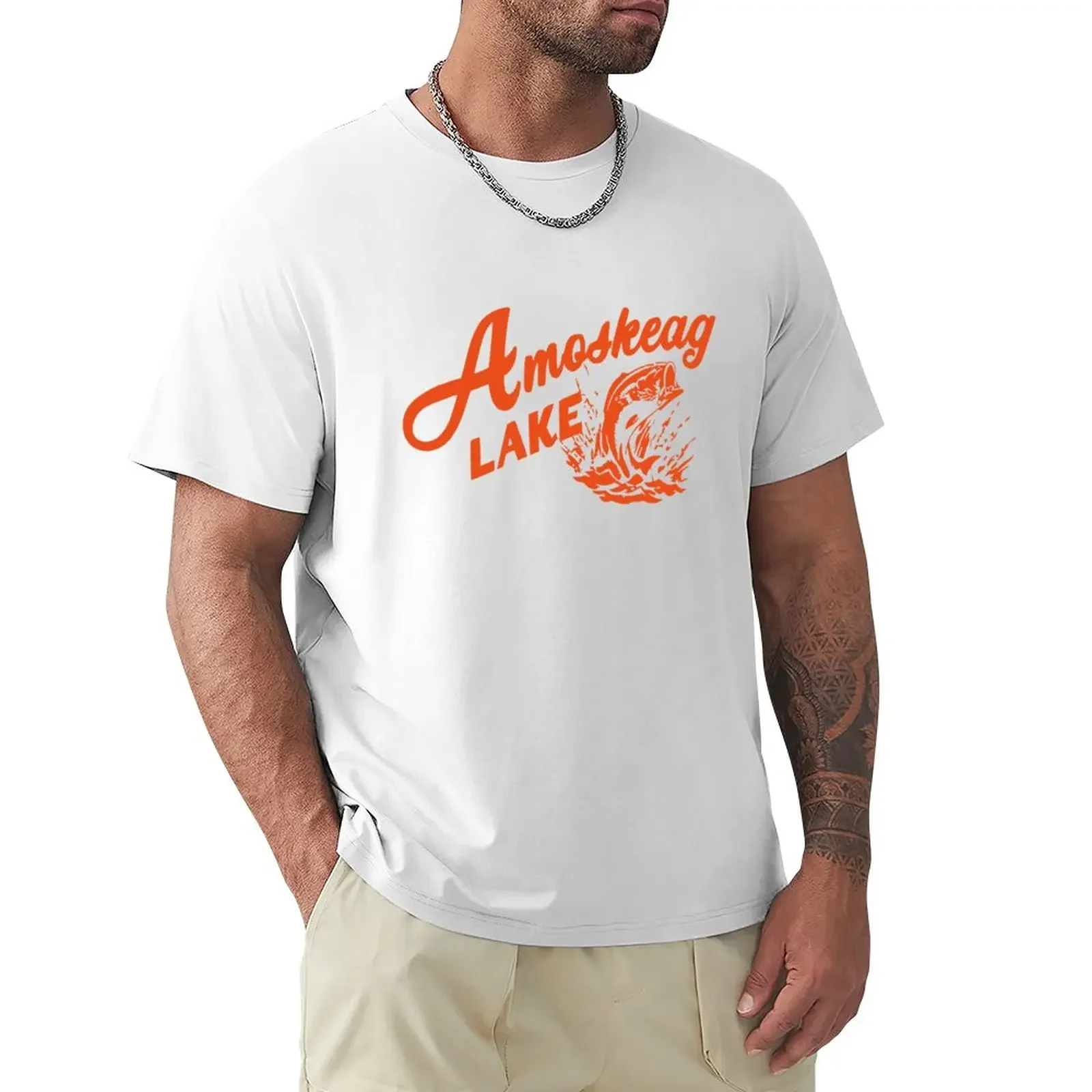 

Amoskeag Lake T-Shirt vintage vintage clothes anime mens t shirt graphic