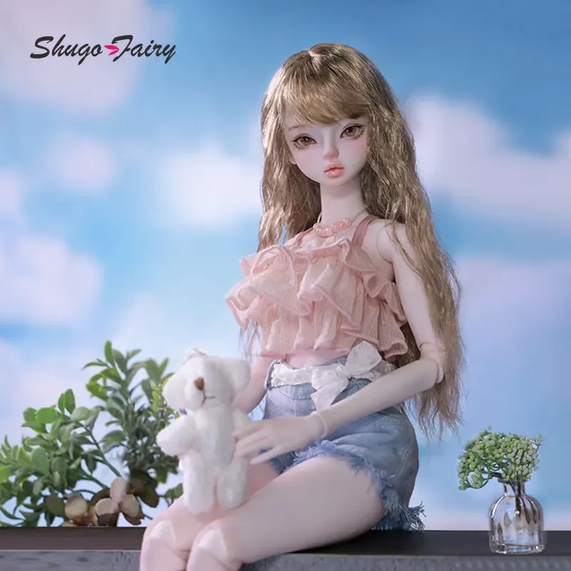 Lena Bjd Doll 1/4 Bariy Body Pure Desire Modern Style Summer Cool Wear Toys Resin Ball Jointed Dolls Girls Shugafairy